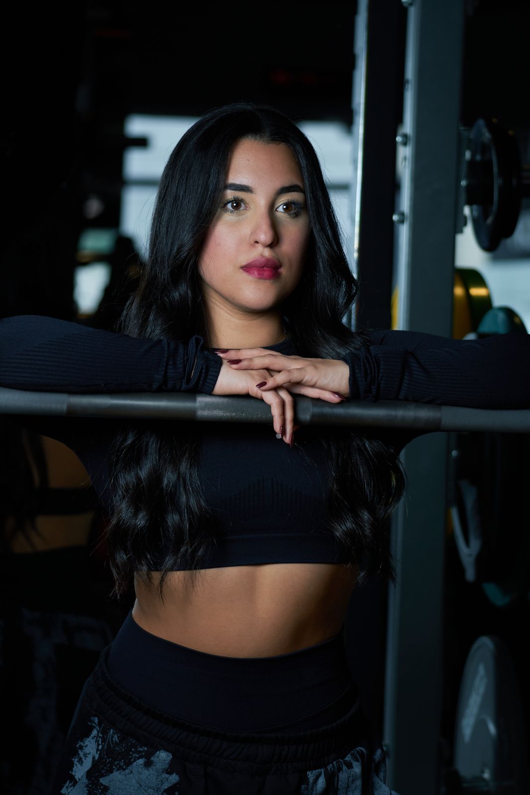 Retrato de Melannyn en el gimnasio